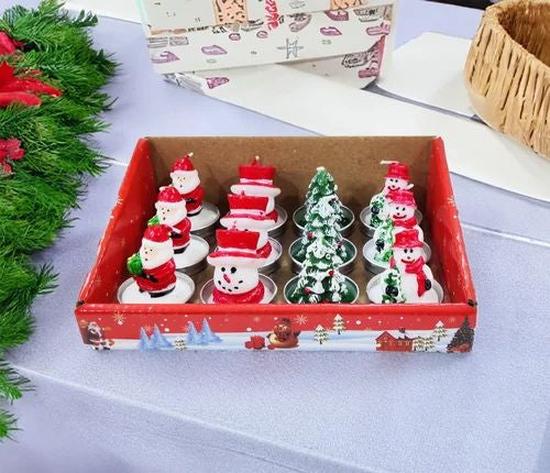 Cute Christmas 🤶 Candles -Includes 3 candles