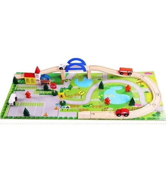 Wooden Rail Overpass