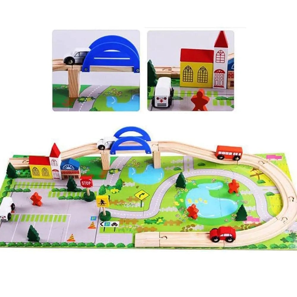 Wooden Rail Overpass