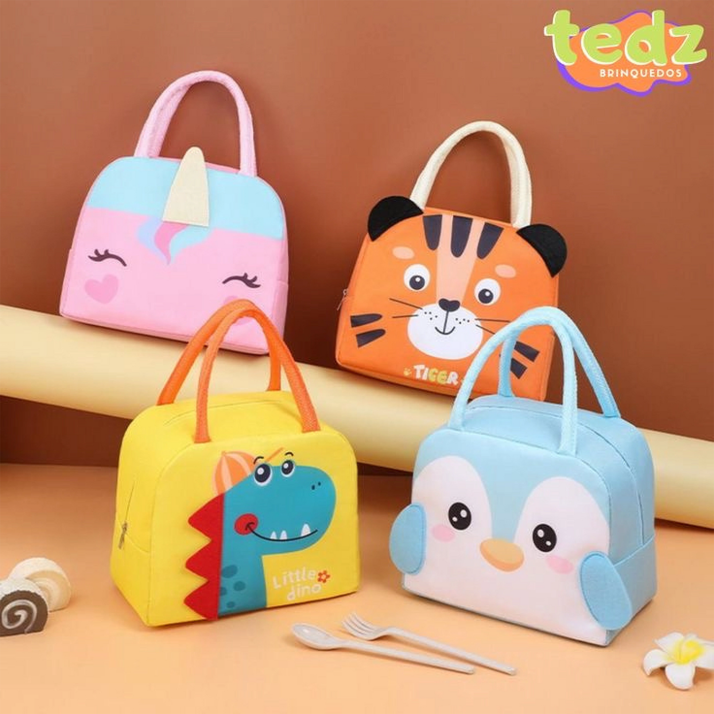 3d Animal Lunch bag
