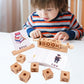 Wooden Word Pair Learning -3Y+