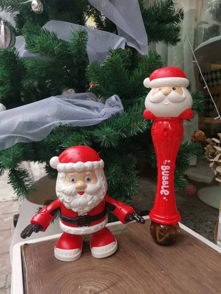 Santa Bubble Blowing Machine