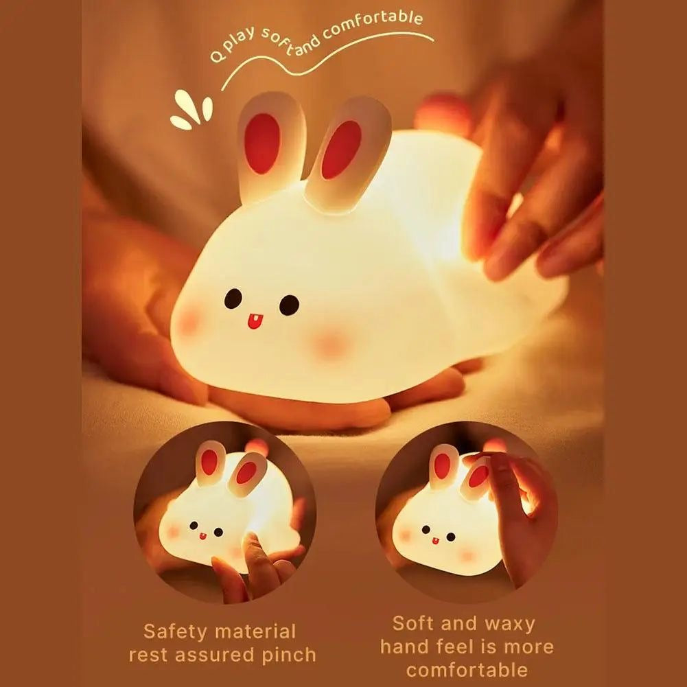 Big Face Rabbit Silicone Lamp