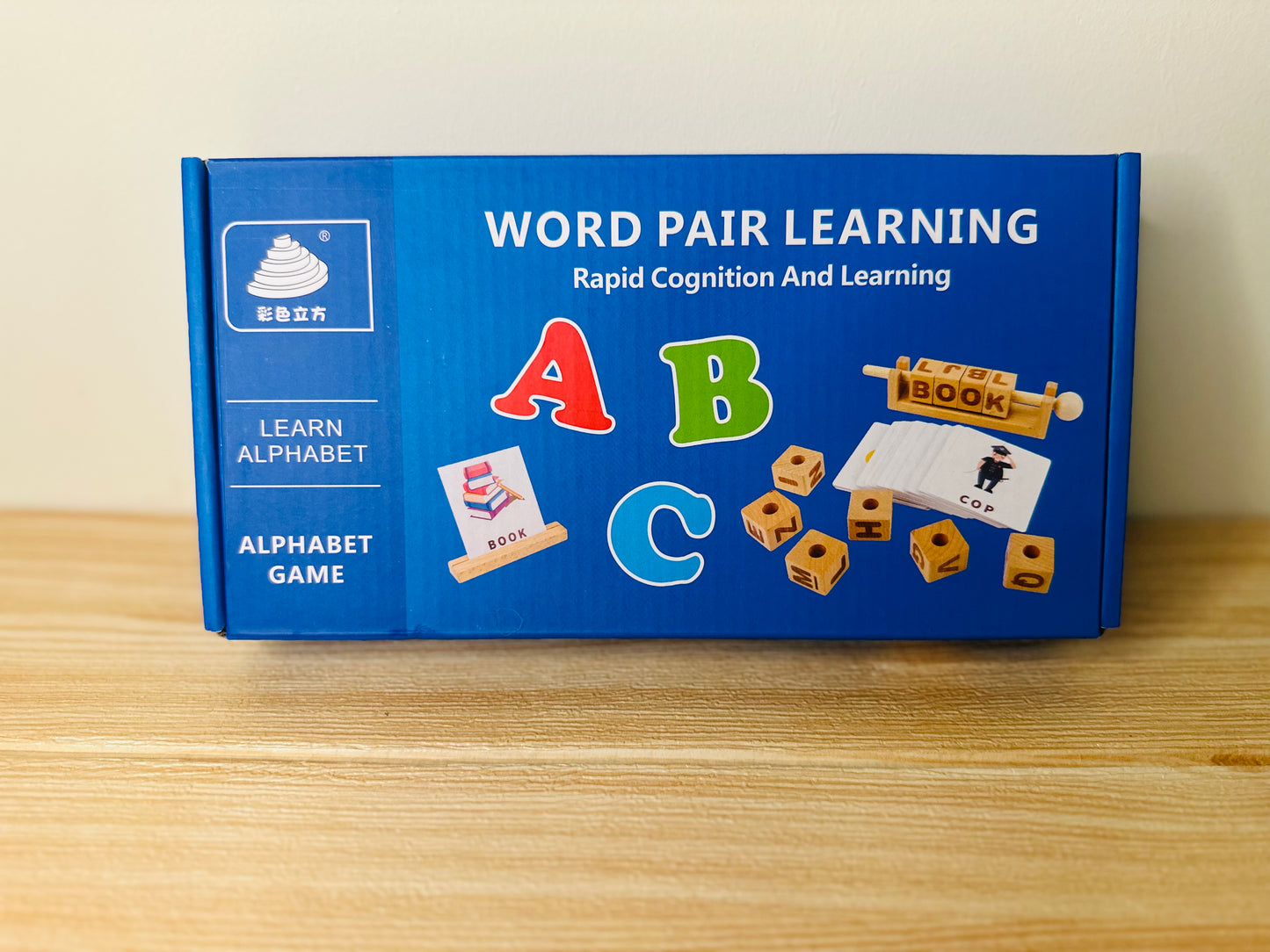 Wooden Word Pair Learning -3Y+