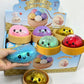 Glitter Dumpling Stress Relief Toy with Mini Steamer Box