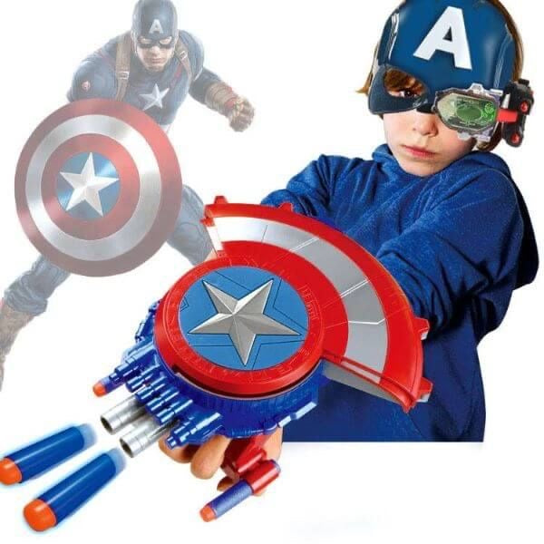 Avengers Captain America Blaster Reveal Shield