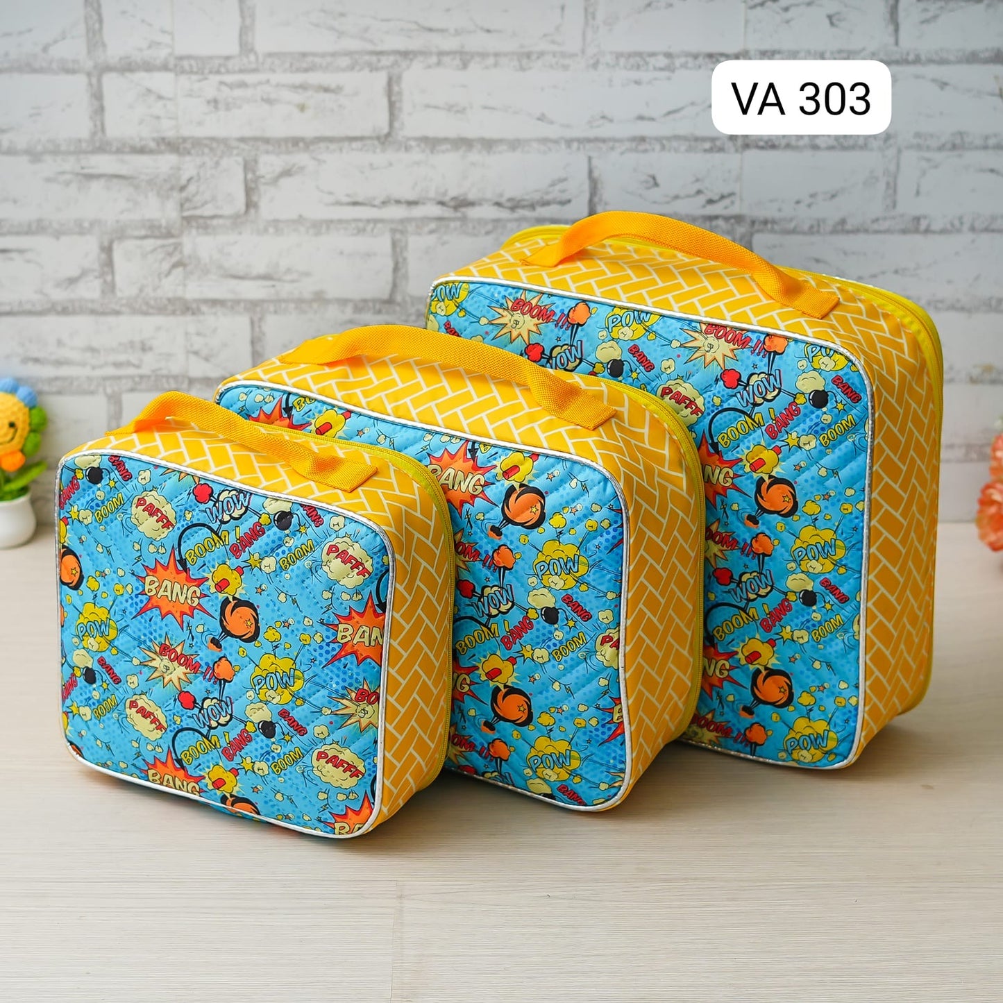3-piece travel organizer set
