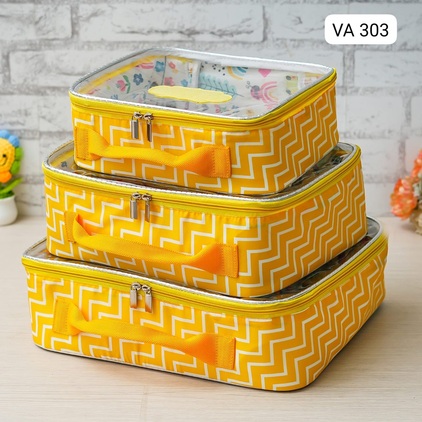 3-piece travel organizer set