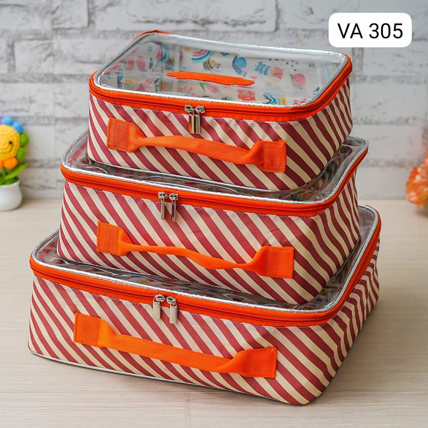 3-piece travel organizer set