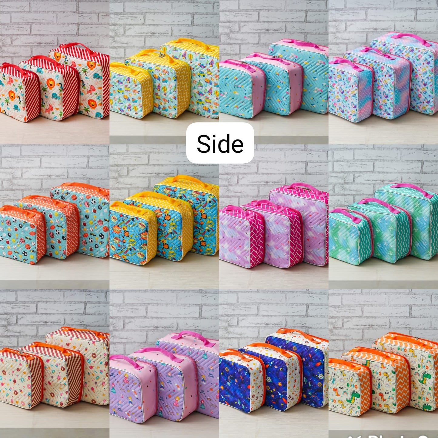 3-piece travel organizer set