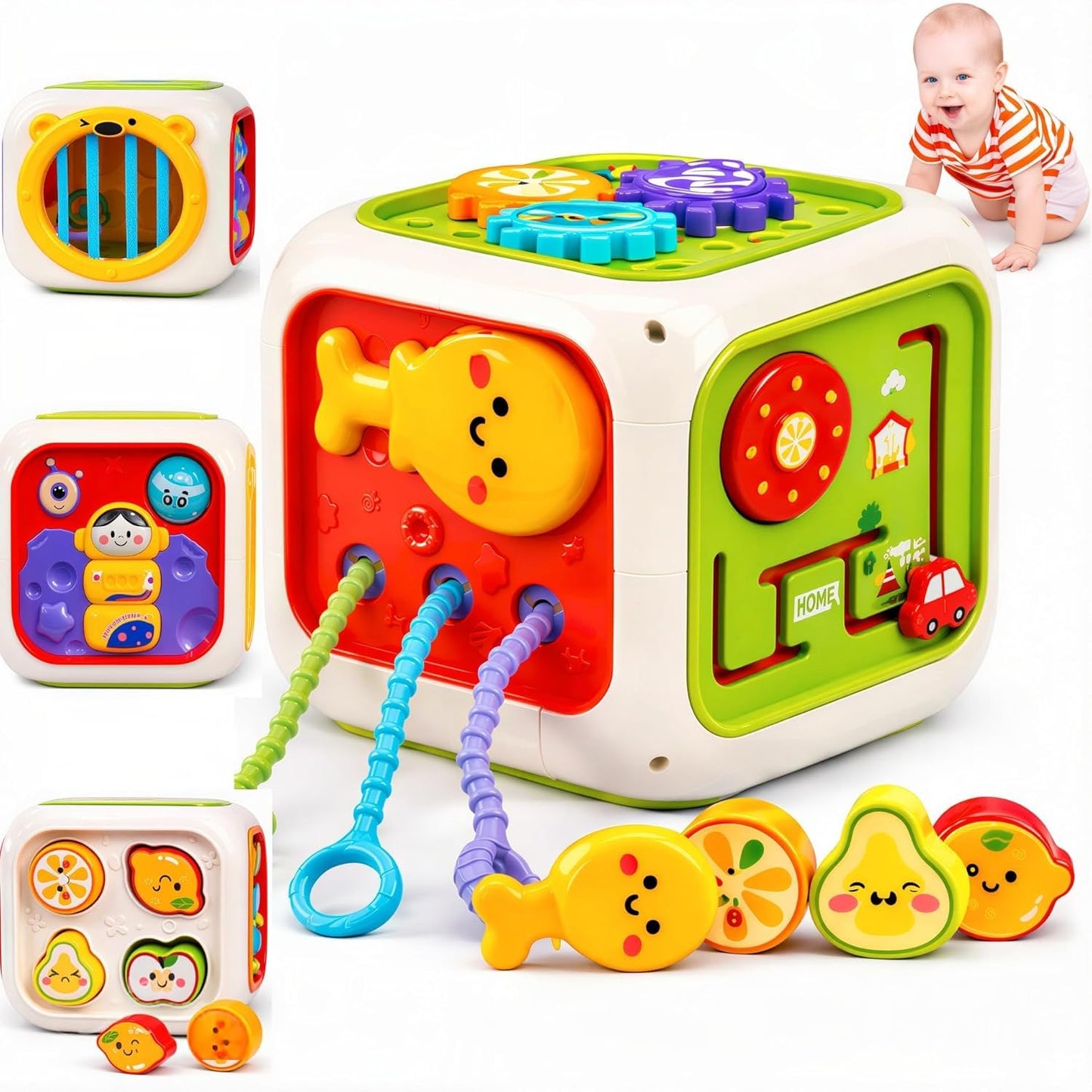 Montessori 6 in 1 Sensory Toy