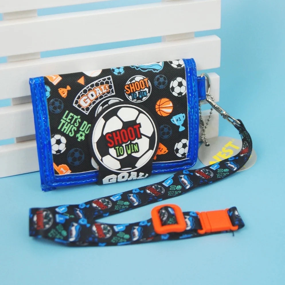 TLB-Vest Trifold Kids Wallet with Lanyard