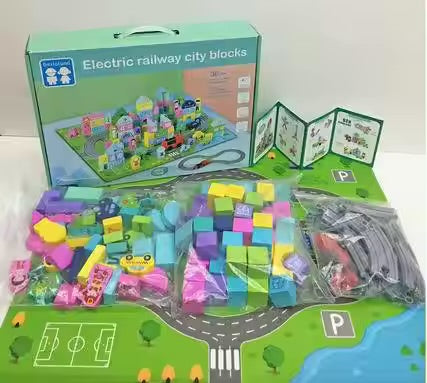 TLB-Electric Railway City Blocks-111 PCS