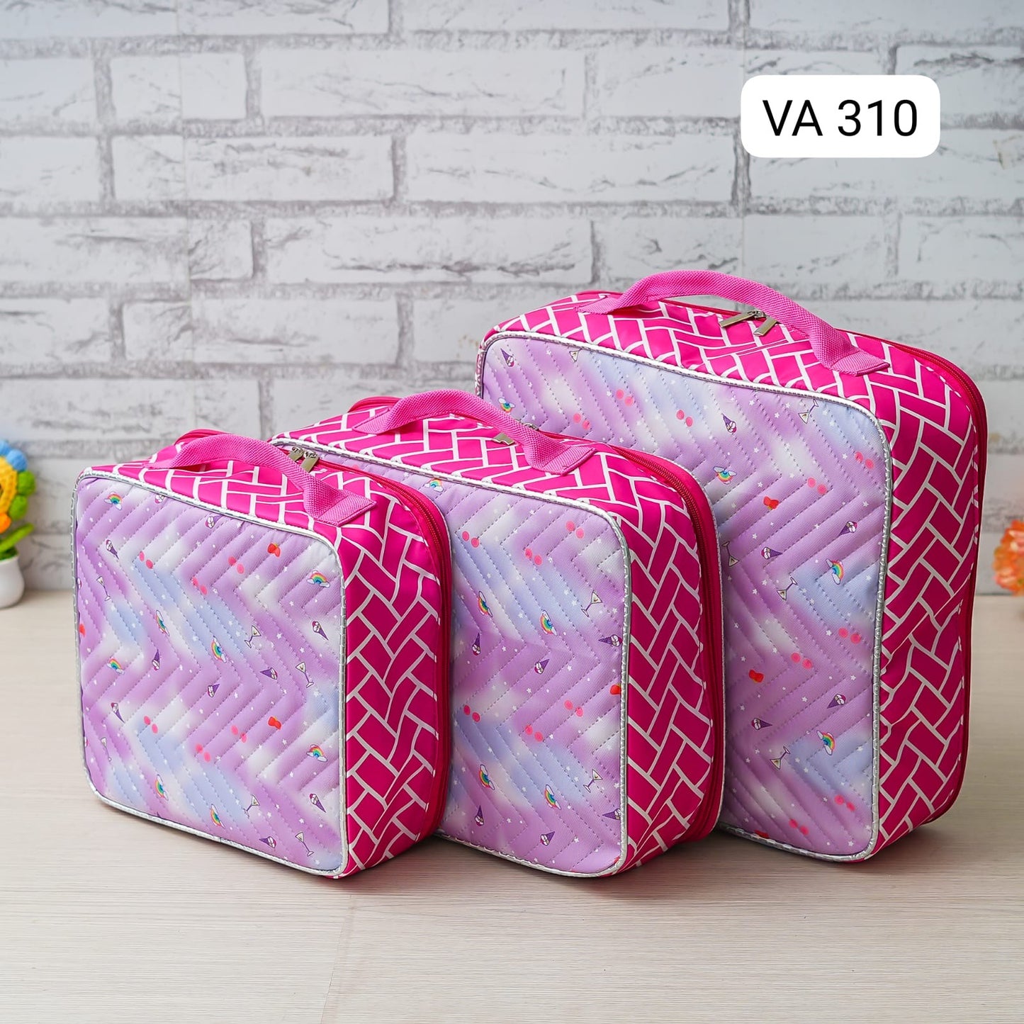 3-piece travel organizer set