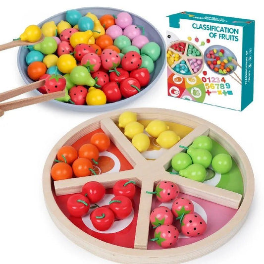 Montessori Wooden Classification Of Fruits-4Y+