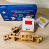 Wooden Word Pair Learning -3Y+