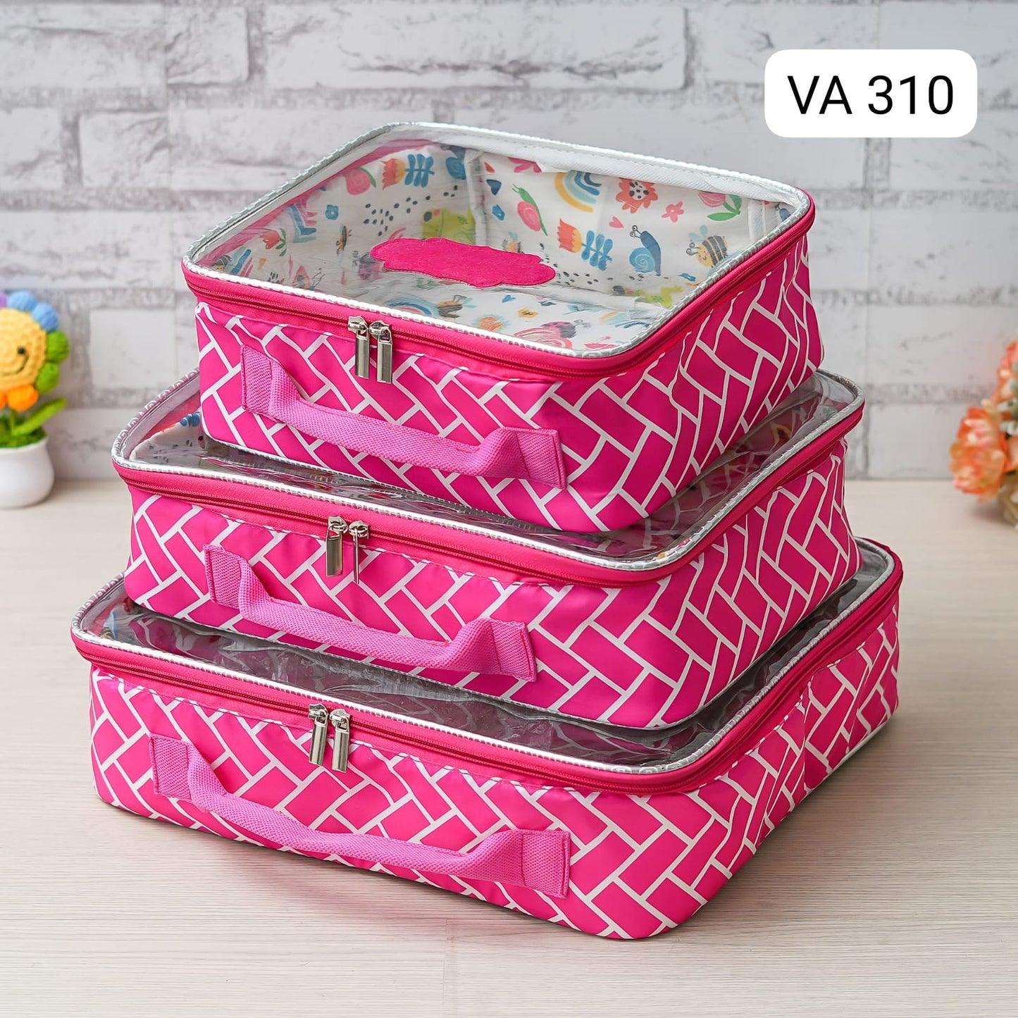 3-piece travel organizer set