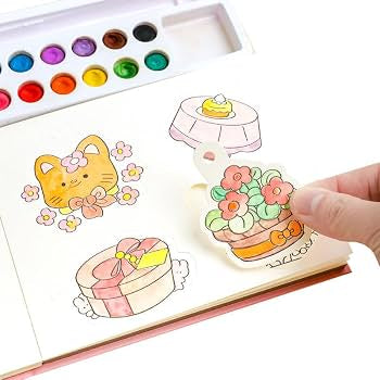 Watercolor Painting and Doodle Set for Kids