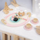 Kids Wooden Kitchen Tea Set Pretend Play-12 sets of Cakes