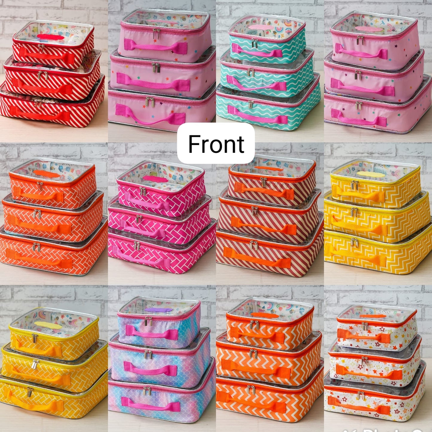 3-piece travel organizer set