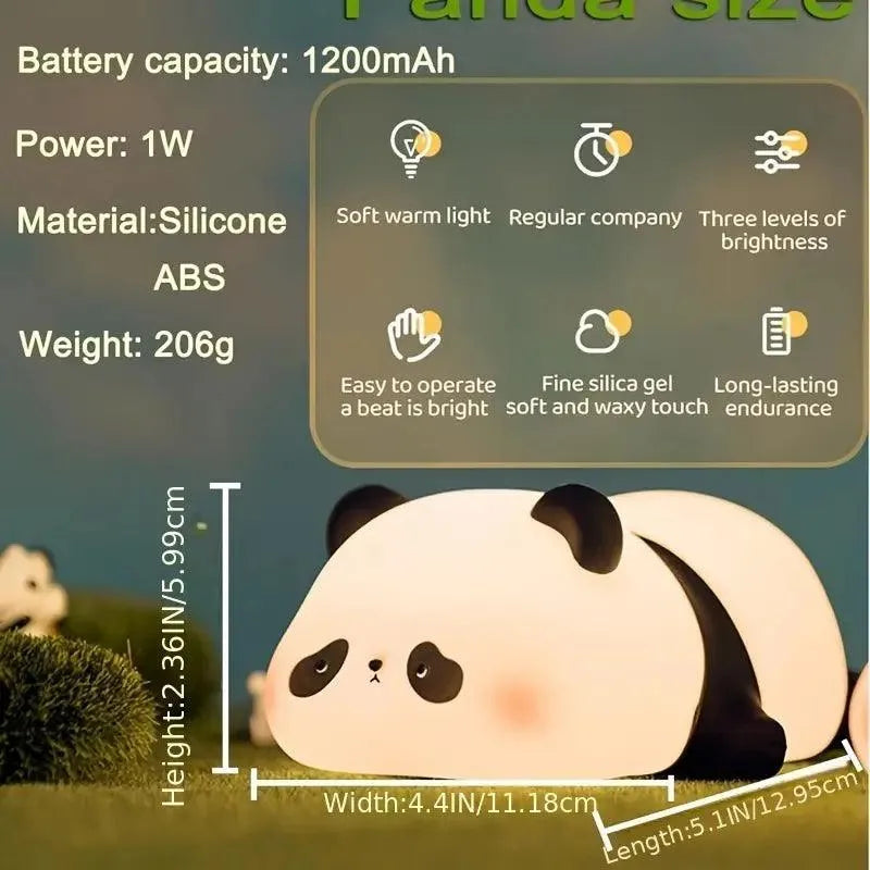 Panda Silicone Night Light