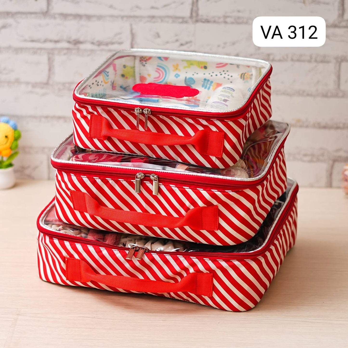 3-piece travel organizer set