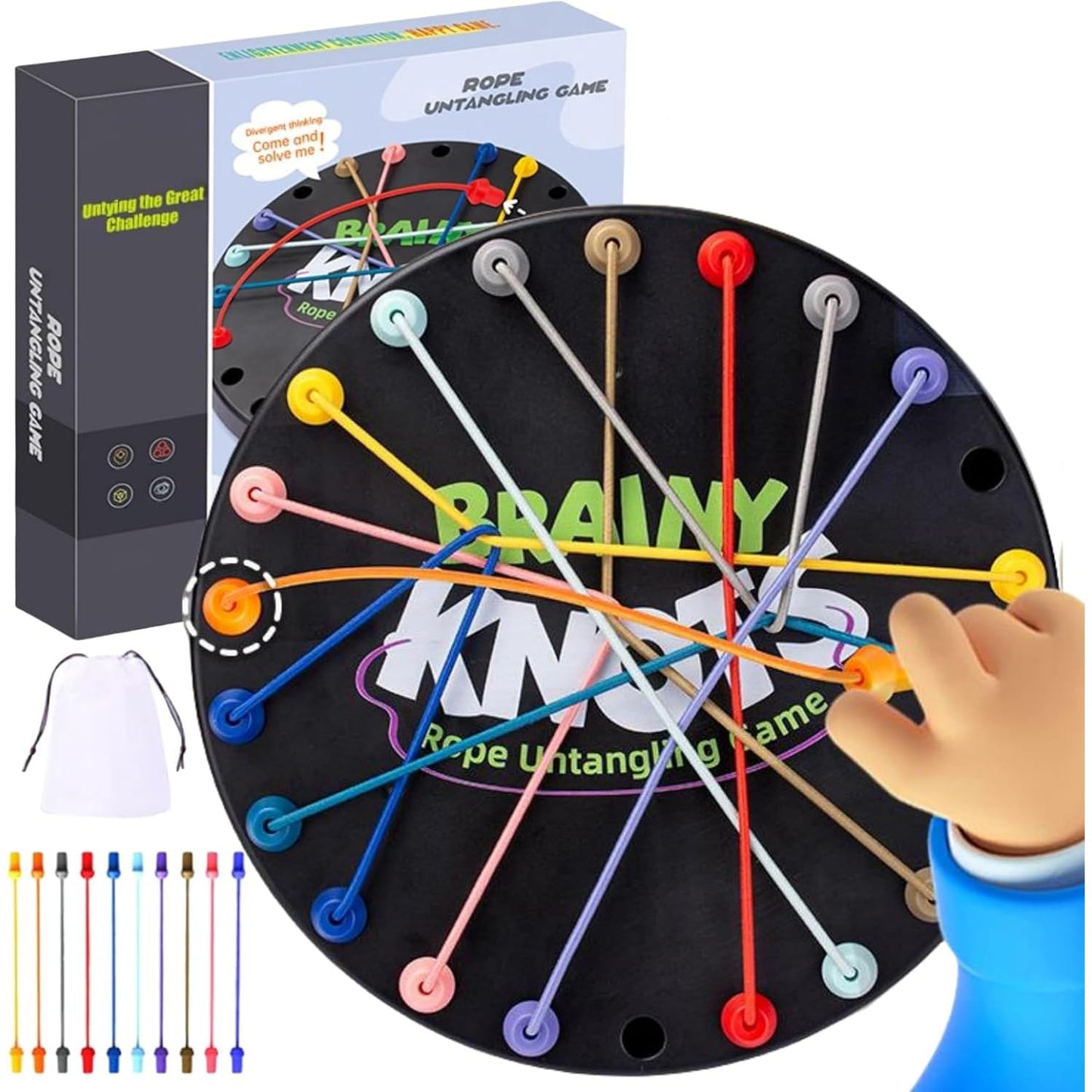Brainy Knots Rope Untangling Game