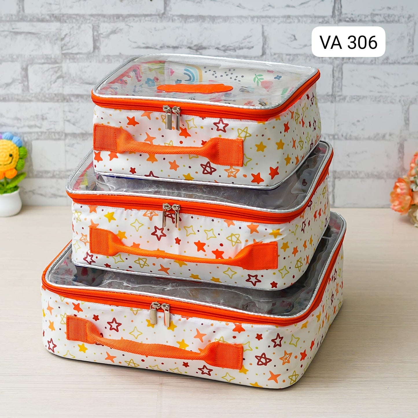 3-piece travel organizer set