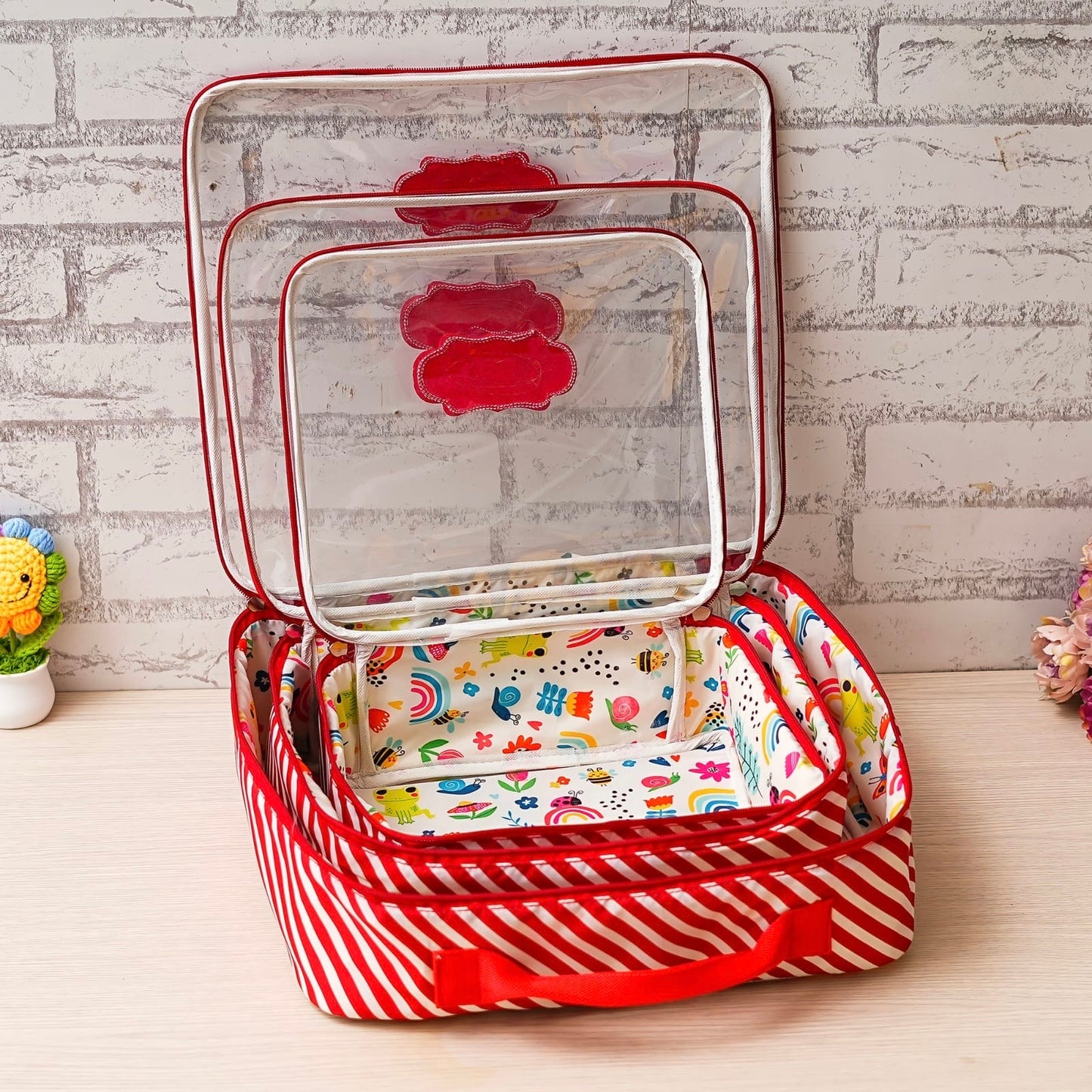 3-piece travel organizer set