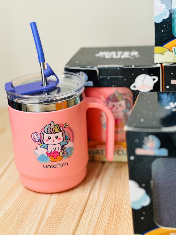 Little Surprise Box XOXO Blue Pastel Steel Water Bottle & Tumbler – 540ml