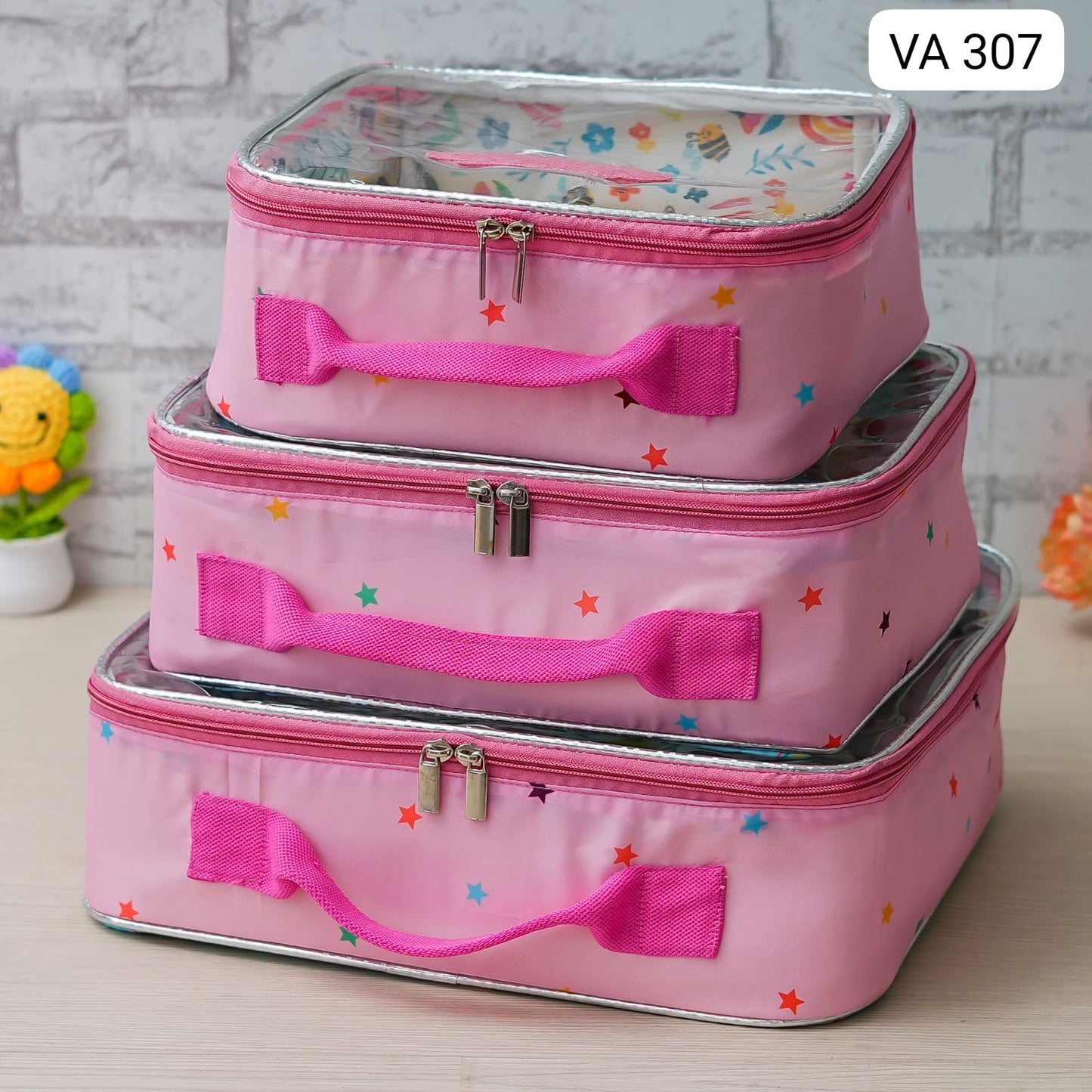 3-piece travel organizer set