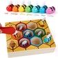 Montessori Wooden Bee Hive Matching Game