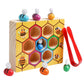 Montessori Wooden Bee Hive Matching Game