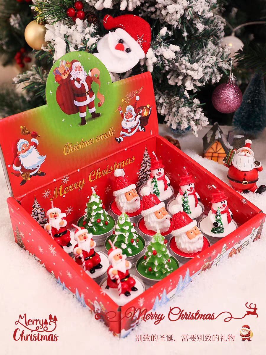 Cute Christmas 🤶 Candles -Includes 3 candles