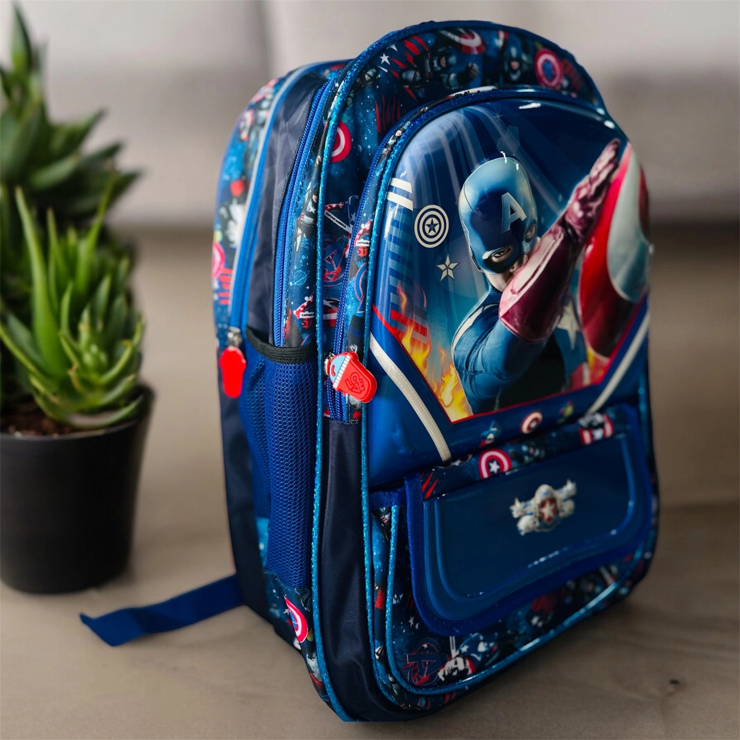 Unisex Marvel-Avengers  School Bags-18''/Spacious School Bag