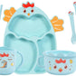 Bamboo Dinnerware for Kids Toddler