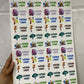 3D Waterproof Stickers for kids-40+ Stickers
