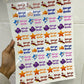 3D Waterproof Stickers for kids-40+ Stickers