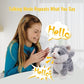 TLB Realistic Walking Cat Singing Toy -Electronic Plush Kitten Leash Cats Toy